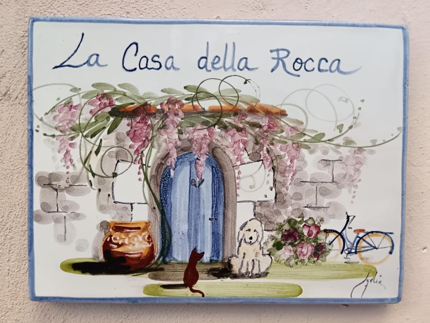 La Casa Della Rocca Daire Roccantica Dış mekan fotoğraf